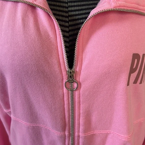 VS PINK varsity full zip - Picture 2 of 5